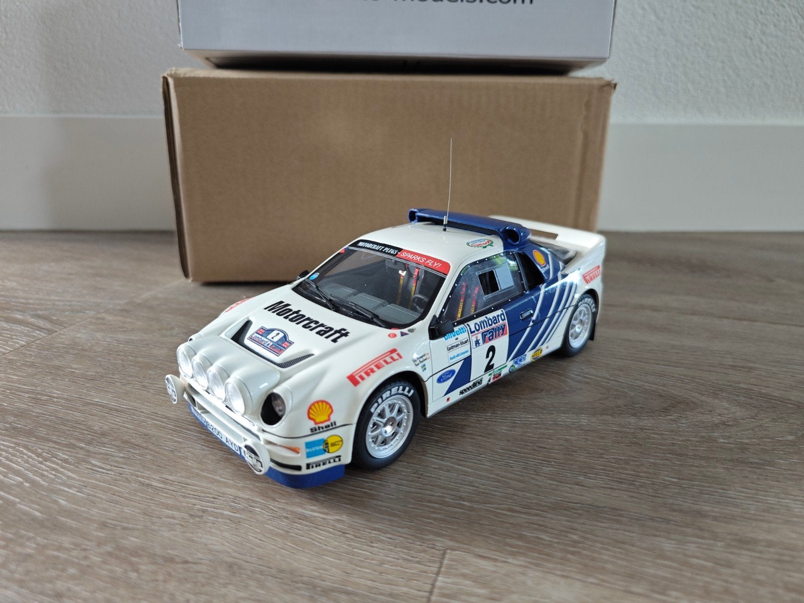 Ottomobile Ford RS200 Gr. B Lombard Rally (RAC) 1986 OT679, Ophalen of Verzenden, Gebruikt, Auto, OttOMobile