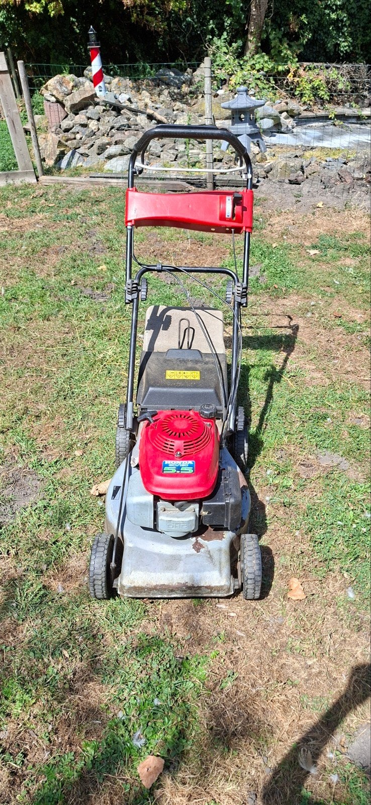 Honda GCV160 Benzine Grasmaaier met Opvangzak, Tuin en Terras, Grasmaaiers, Ophalen, Cirkelmaaier, Honda, Gebruikt