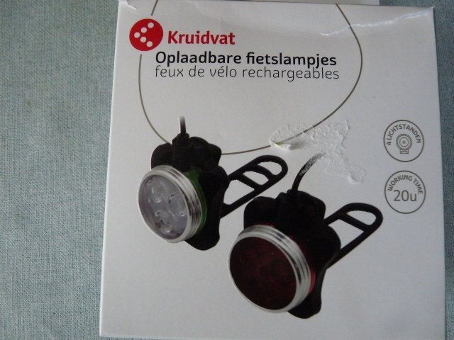 Fietsverlichting set LED Fietslampjes USB Oplaadbaar - Zwart, Verlichtingsset, Overig, Nieuw, Ophalen of Verzenden