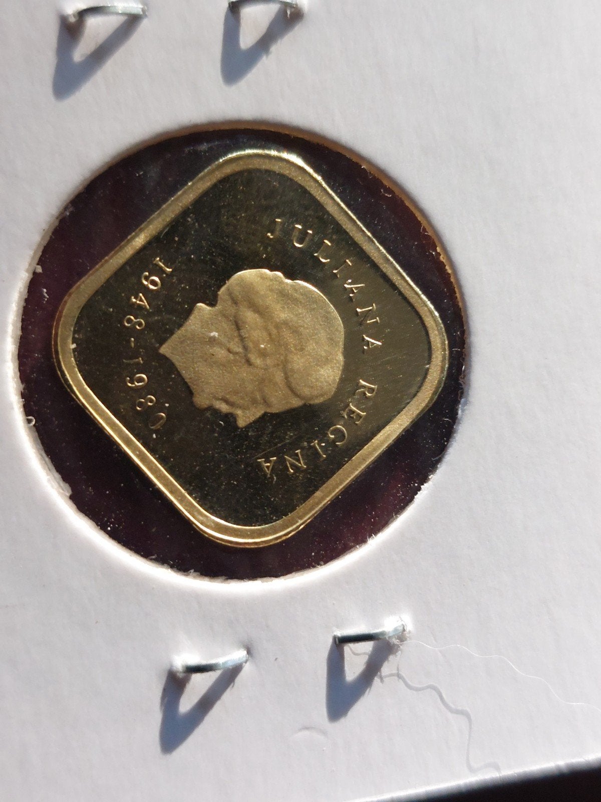 Gouden munt 300 gulden Antillen 5gram 900/1000=4,5 gram puur, Koningin Juliana, Losse munt, Goud, Overige waardes