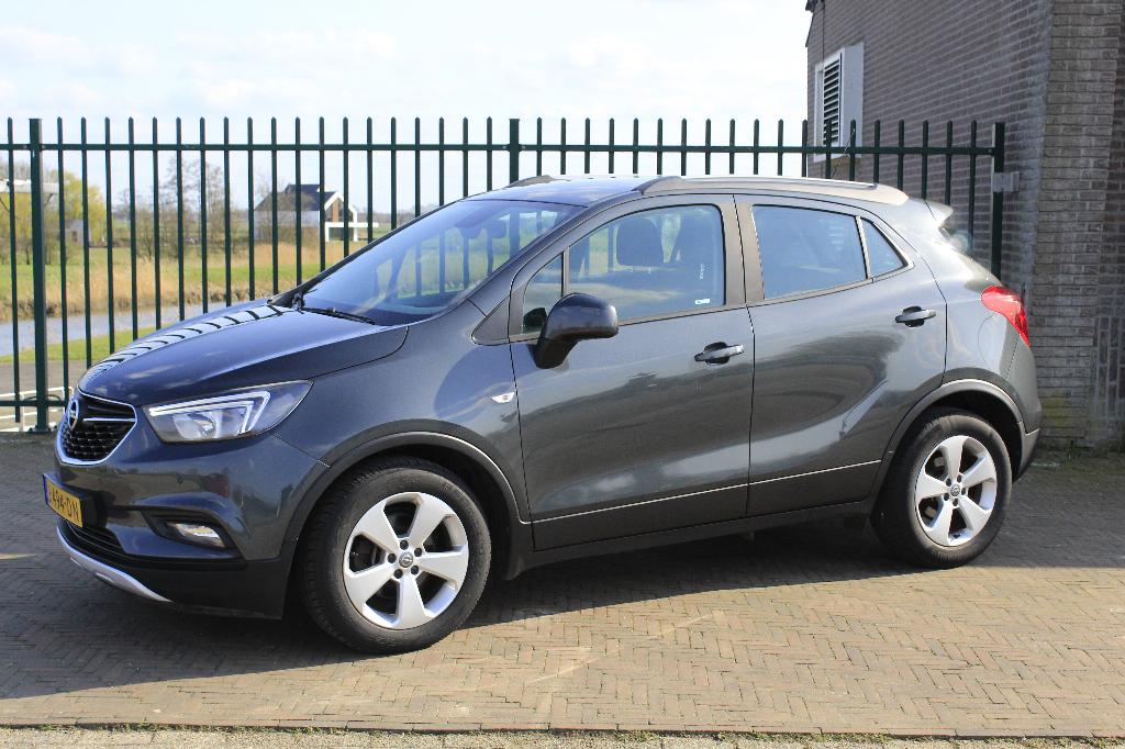 Opel MokkaX 1.4 Turbo 140pk Aut 2017 Grijs, Auto's, USB, 1364 cc, SUV of Terreinwagen, 500 kg