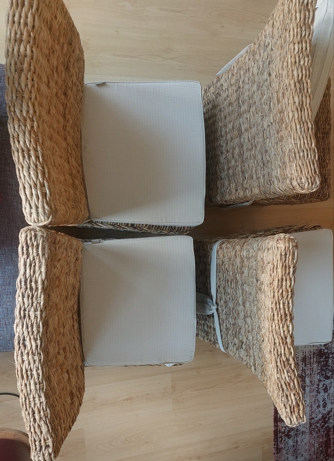 rotan stoelen, Ophalen, Bruin, Riet of Rotan, Vier