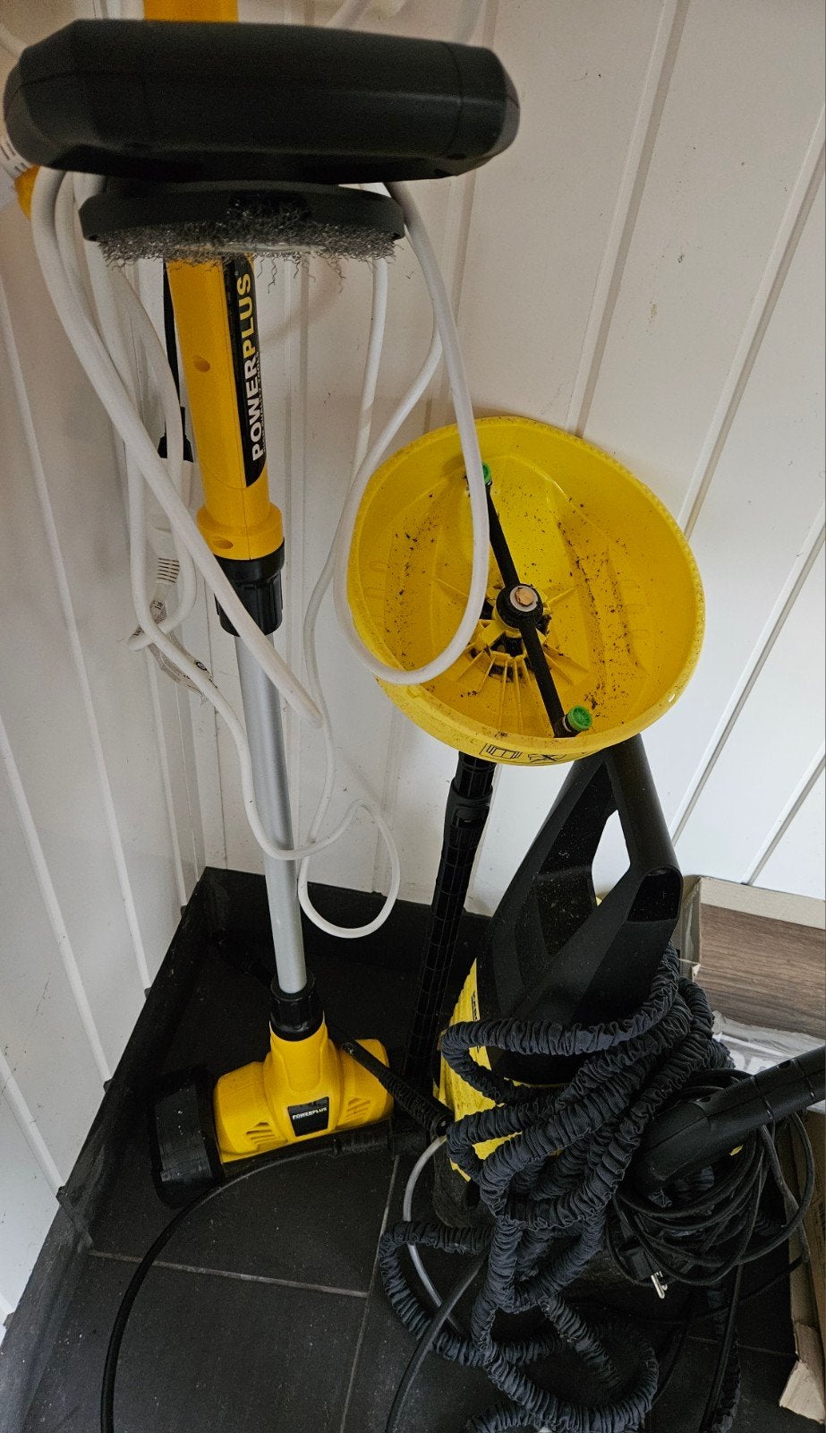 Karcher hogedrukreiniger met tegel- en onkruidreiniger, Ophalen of Verzenden, Gebruikt, Elektrisch, Karcher