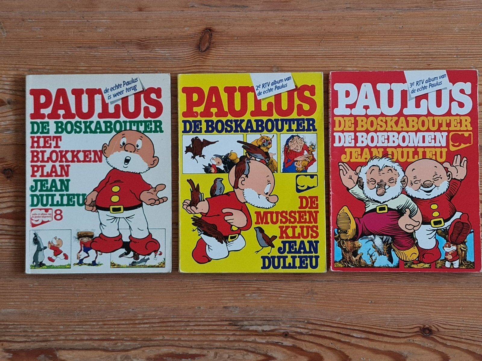 3x Paulus de Boskabouter - Jean Dulieu, Boeken, Gelezen, Eén stripboek, Ophalen of Verzenden, Jean Dulieu