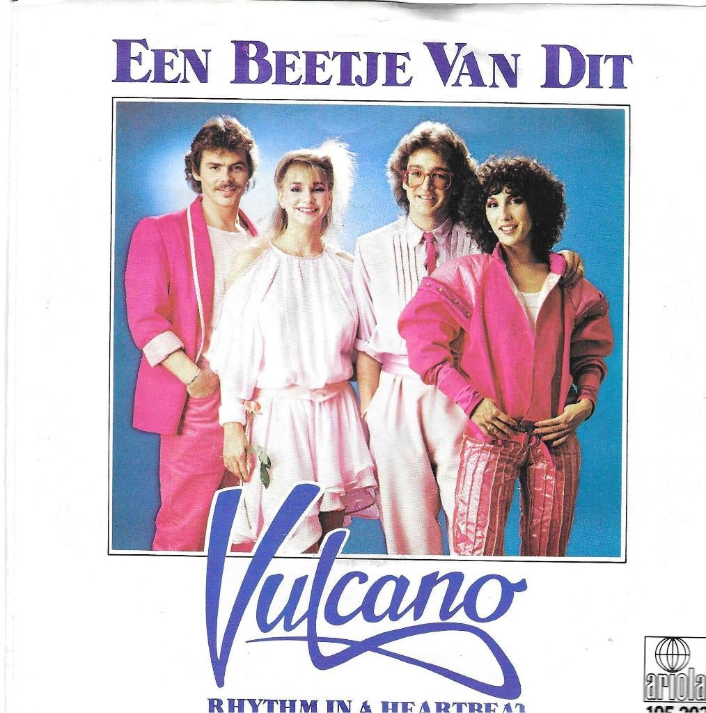 vinyl single   Vulcano, Ophalen of Verzenden, Gebruikt, Pop