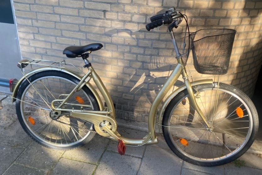 Station of studenten fiets dames meisjes model, functioneel, Fietsen en Brommers, Ophalen, Gebruikt, 26 inch of meer, Versnellingen