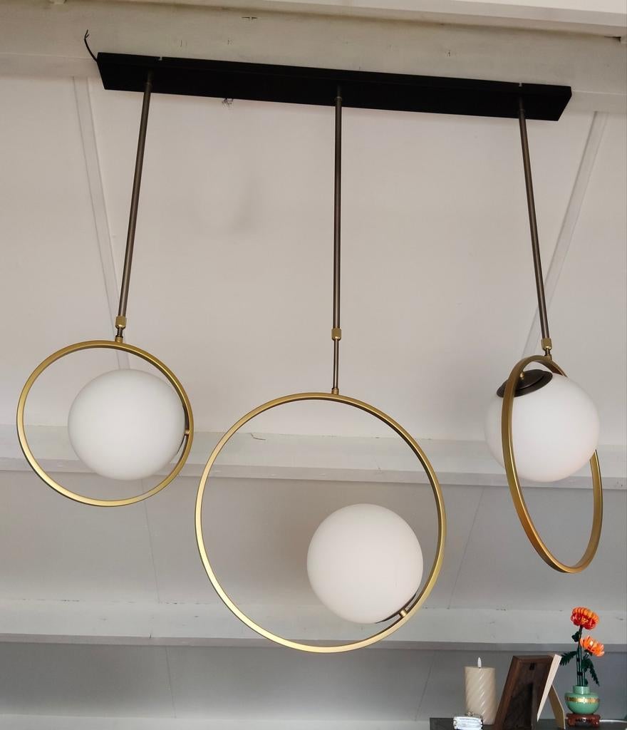 Grote Coco Maison  hanglamp, Ophalen, Zo goed als nieuw, Glas, 75 cm of meer