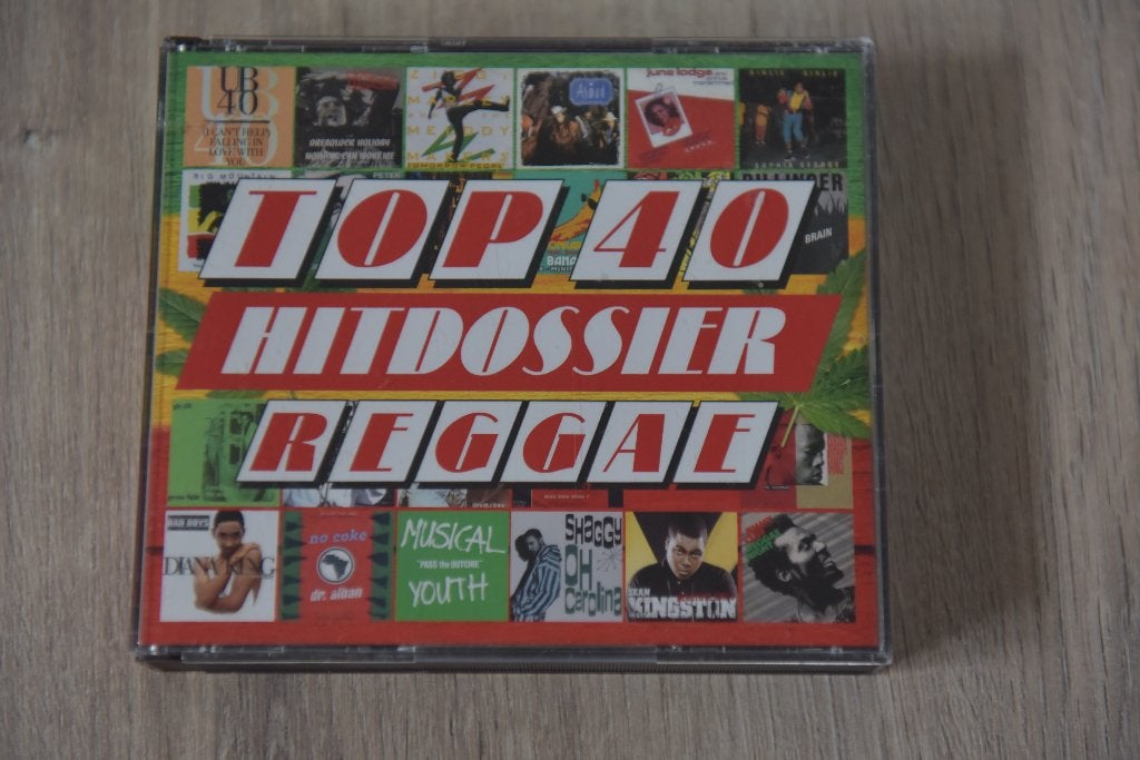 TOP 40 HITDOSSIER REGGAE -- 3CDbox, Cd's en Dvd's, Verzenden, Inclusief doosje, Zo goed als nieuw, Reggae en Ska