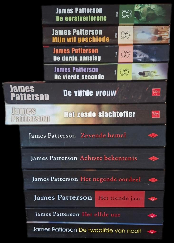 Boekenkast opruiming! James Patterson x12, Boeken, Ophalen, Gelezen, James Patterson, Nederland