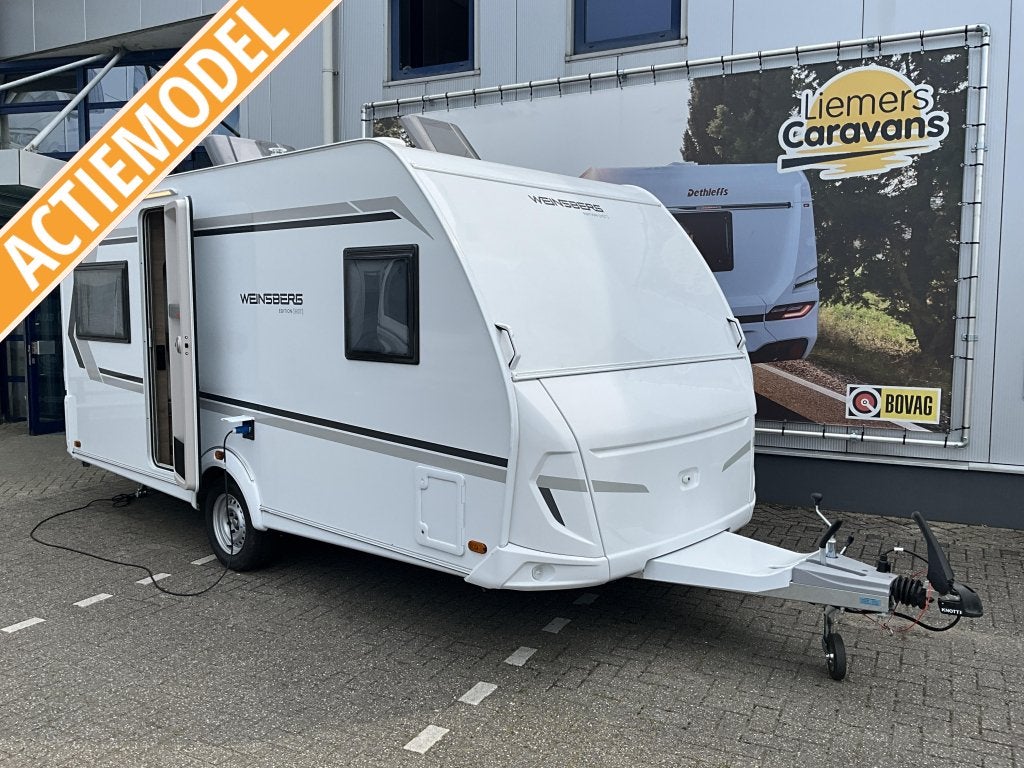 Weinsberg CaraOne Edition HOT 450 FU ACTIE MODEL, Caravans en Kamperen, Caravans, Overige merken, Rondzit, Bedrijf, Overige typen
