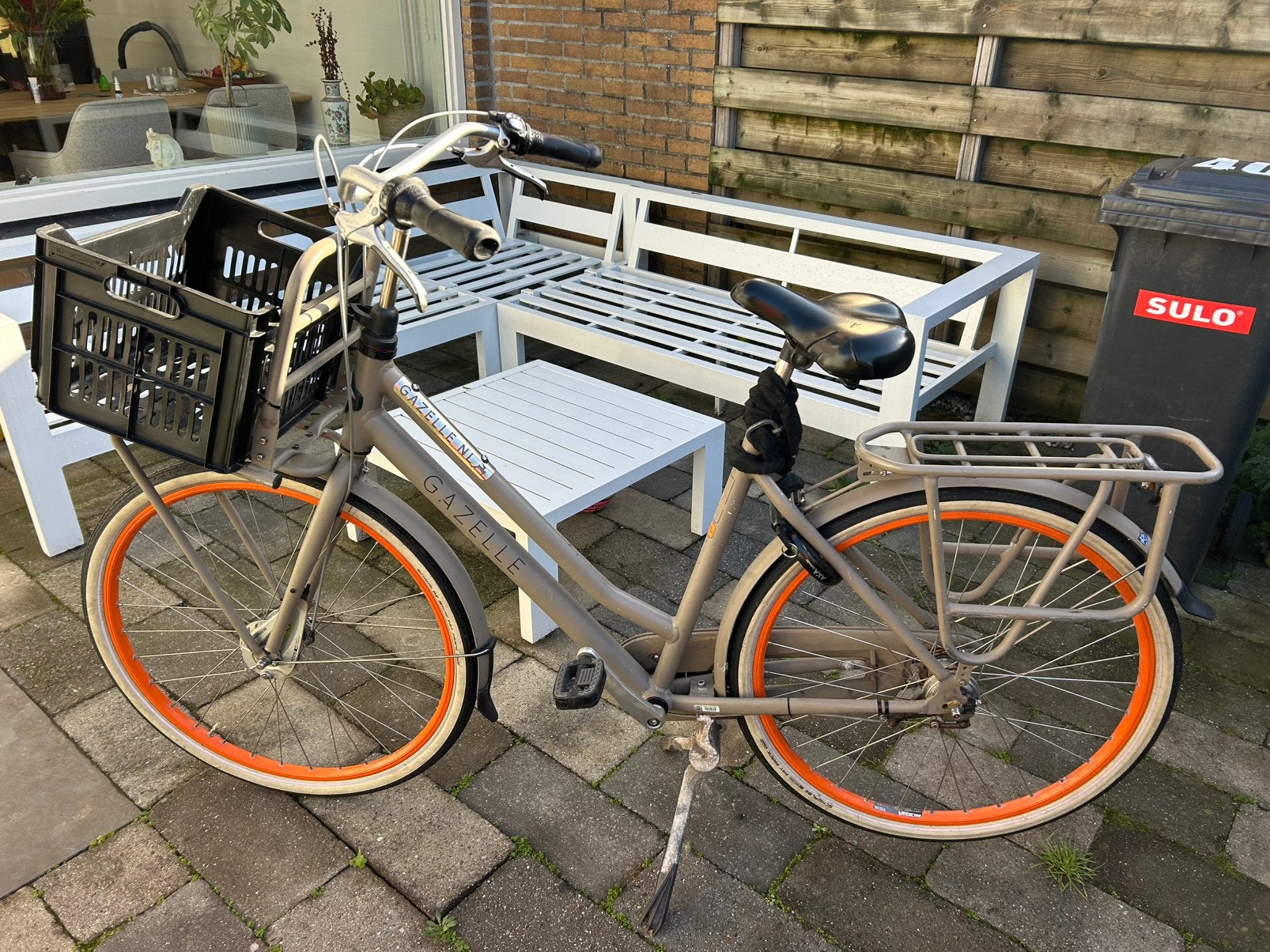 Gazelle Heavy Duty Damesfiets, Fietsen en Brommers, Gebruikt, Versnellingen, Ophalen of Verzenden, Gazelle