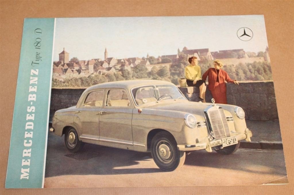 Zeldzame reclame-uitgave - Mercedes-Benz 180D - Ca 1955, Ophalen of Verzenden, Zo goed als nieuw, Mercedes