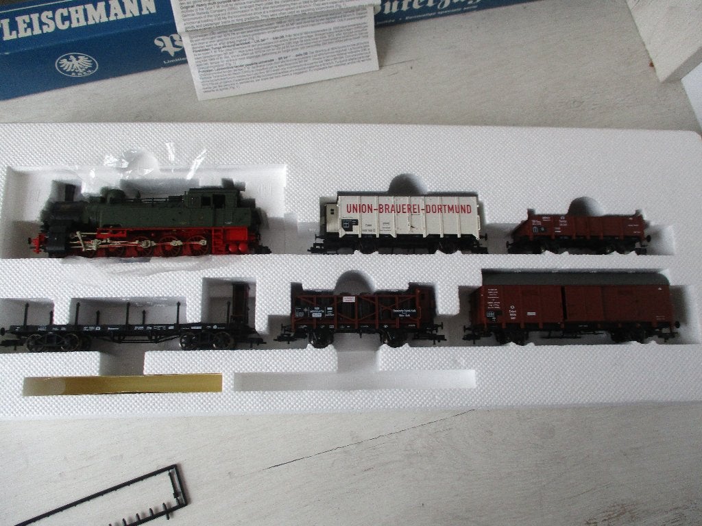 Fleischmann Set Preussischer Güterzug no 4893, Treinset, Gelijkstroom, Fleischmann, Ophalen of Verzenden