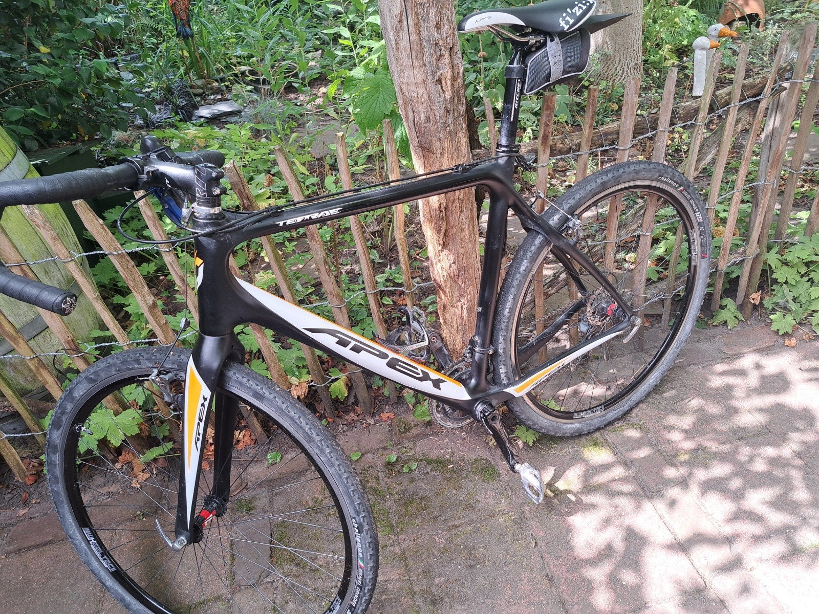 apex gravel / cyclo 58 cm, 28 inch, Carbon, Velgrem, Zo goed als nieuw