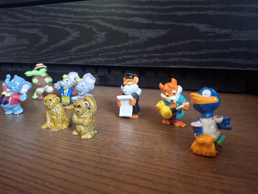 Kinder Surprise figuurtjes 9 stuk, Ophalen of Verzenden, Zo goed als nieuw