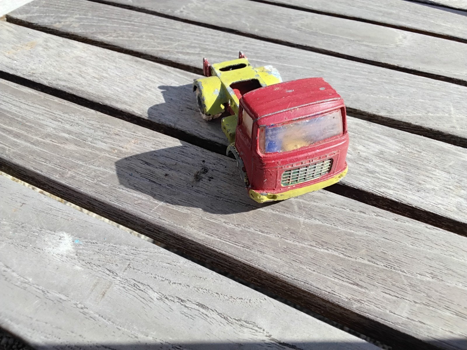 Oude Birel vrachtwagen speelgoedauto, Ophalen of Verzenden, Gebruikt