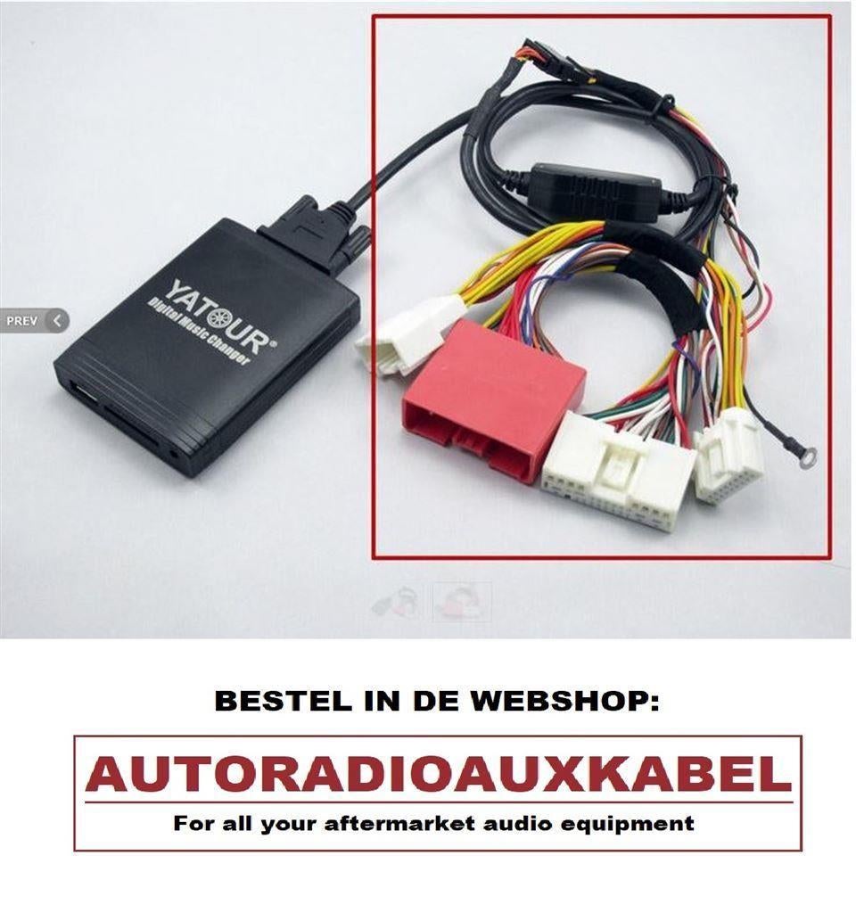 Mazda Radio Mp3 3 5 6 CX 5 CX 7 Rx 8 Aux Bluetooth Yatour, Ophalen of Verzenden, Nieuw