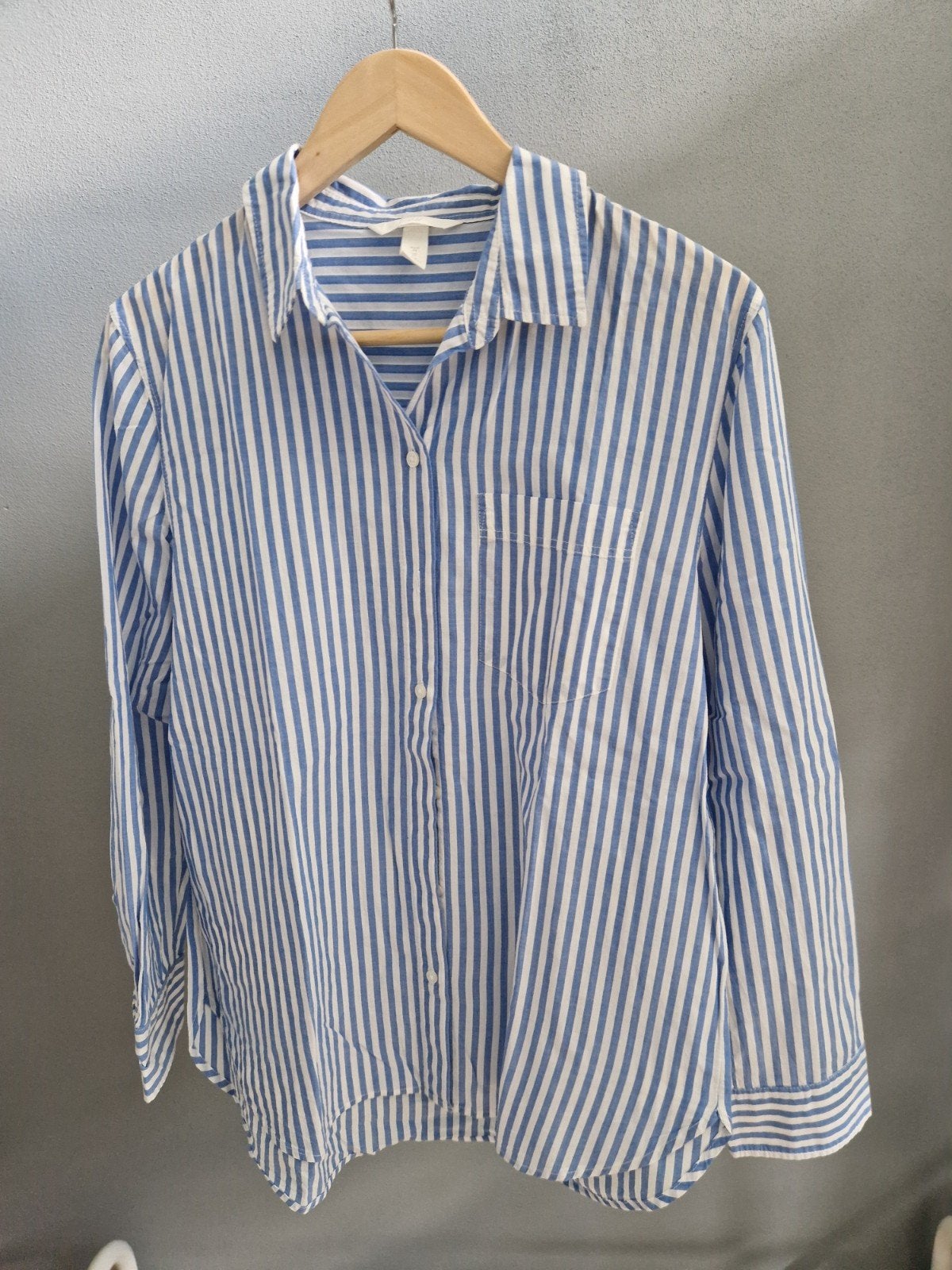 Streepjes blouse, Maat 38/40 (M), H&M, Zo goed als nieuw, Meerkleurig