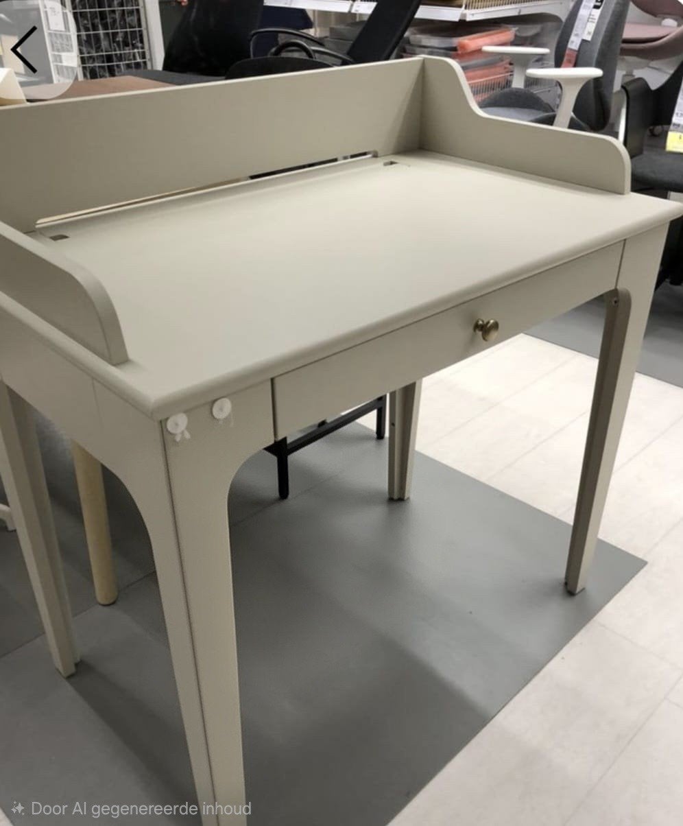 IKEA LOMMARP Bureau - licht beige, Ophalen, Overige typen, Gebruikt, Hout