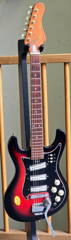 Vintage Kawai / Teisco "Mosrite Style"–Jaren '60, Overige merken, Gebruikt, Ophalen of Verzenden, Willem Dreeslaan 378, Zoetermeer