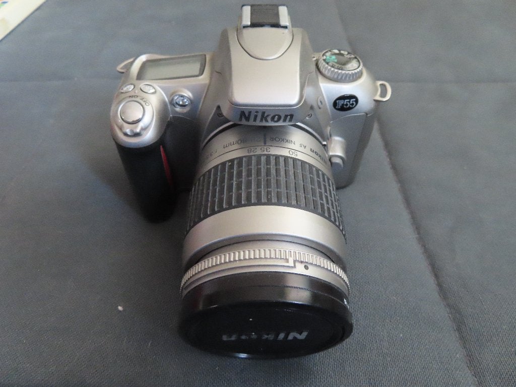 Nikon F55 met Nikkor AF lens 28-80, Ophalen of Verzenden, Gebruikt, Spiegelreflex, Nikon