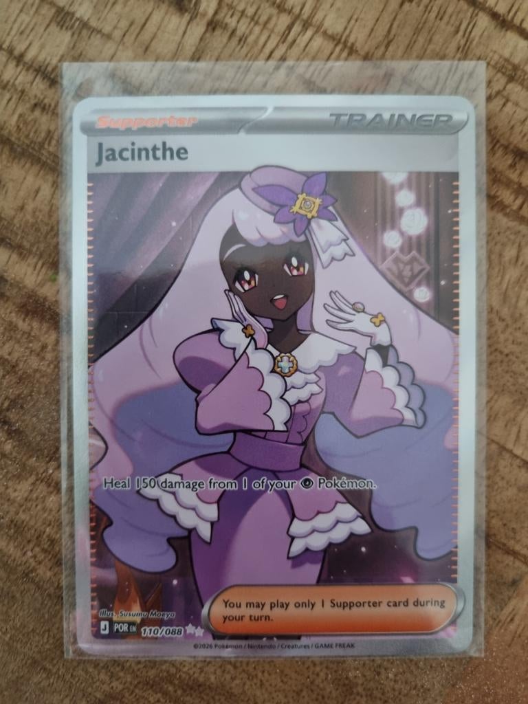 Jacinthe pokemon, Ophalen, Zo goed als nieuw