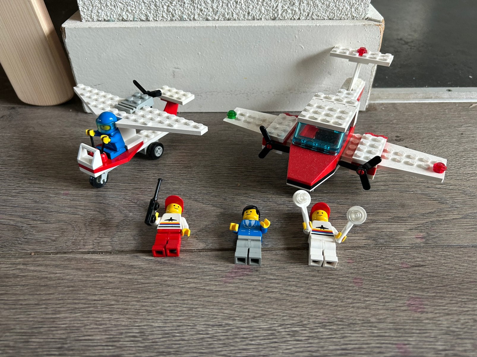 Lego Classic Town vliegtuigsets 6529 en 6687, Ophalen of Verzenden, Gebruikt, Lego