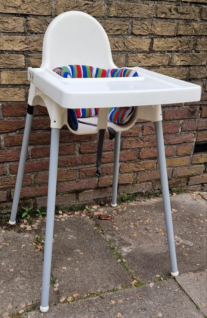 IKEA Antilop kinderstoel met kussen, Ophalen of Verzenden, Gebruikt, Overige typen, Gordel(s)