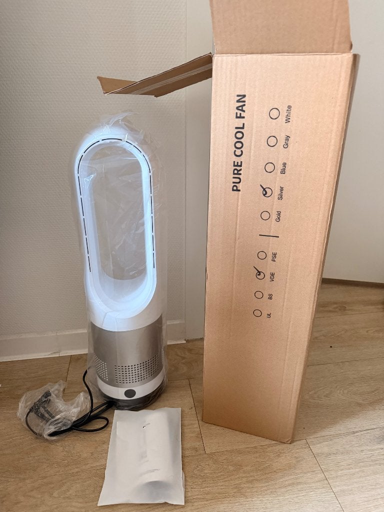 Bladeless ventilator AM018 met afstandsbediening – Nieuw, Ophalen of Verzenden, Ventilator met afstandsbediening, Nieuw, Torenventilator