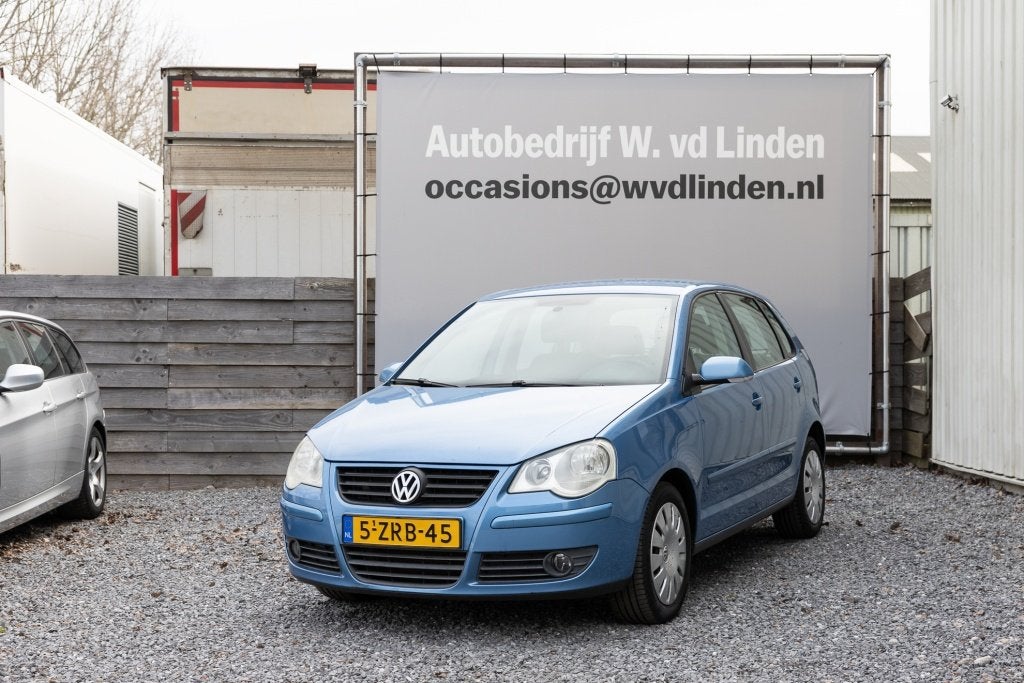 Volkswagen Polo 1.2-12V Comfortline (bj 2006), Auto's, Voorwielaandrijving, 540 kg, Blauw, 1198 cc