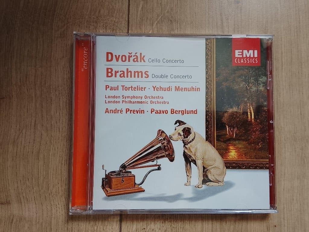Dvorak Cello Conc. & Brahms Double Conc. Menuhin Tortelier, Cd's en Dvd's, Cd's | Klassiek, Modernisme tot heden, Ophalen of Verzenden