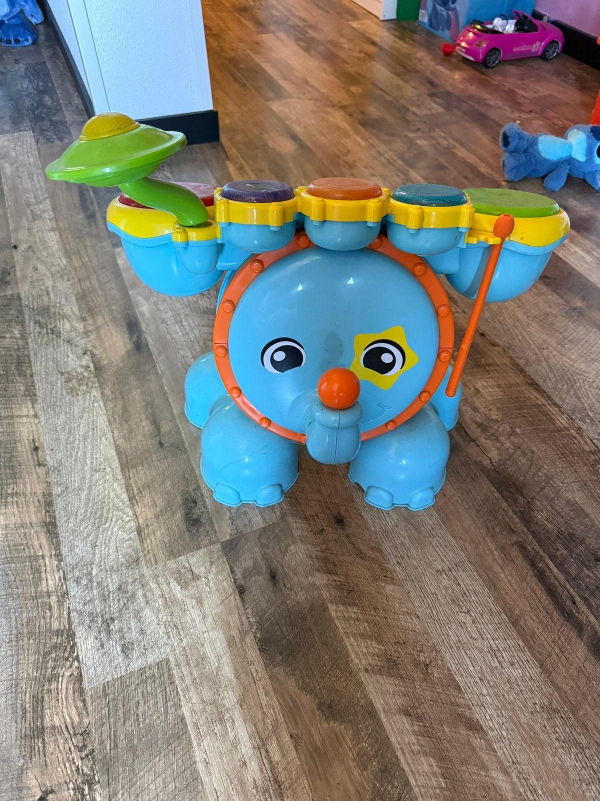 V-tech drumstel, Kinderen en Baby's, Ophalen, Gebruikt