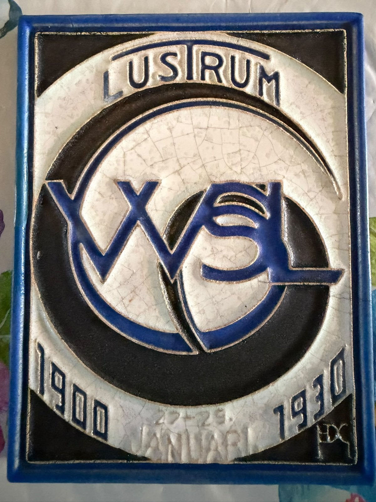 Porseleyne Fles - VVSL tegel, Ophalen of Verzenden