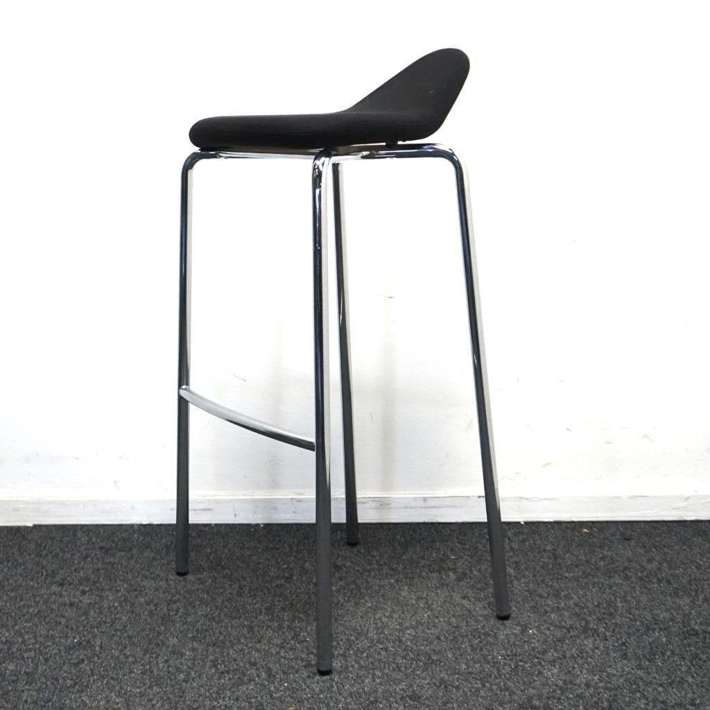 Materia Plektrum Barkruk | Krukken | Zwarte stof | ZH 78 cm