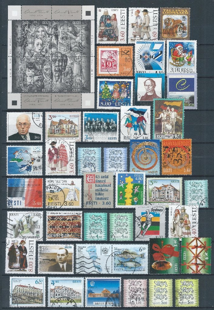 C747 - kaveltje modern Estland (gestempeld), Ophalen of Verzenden, Overige landen, Gestempeld