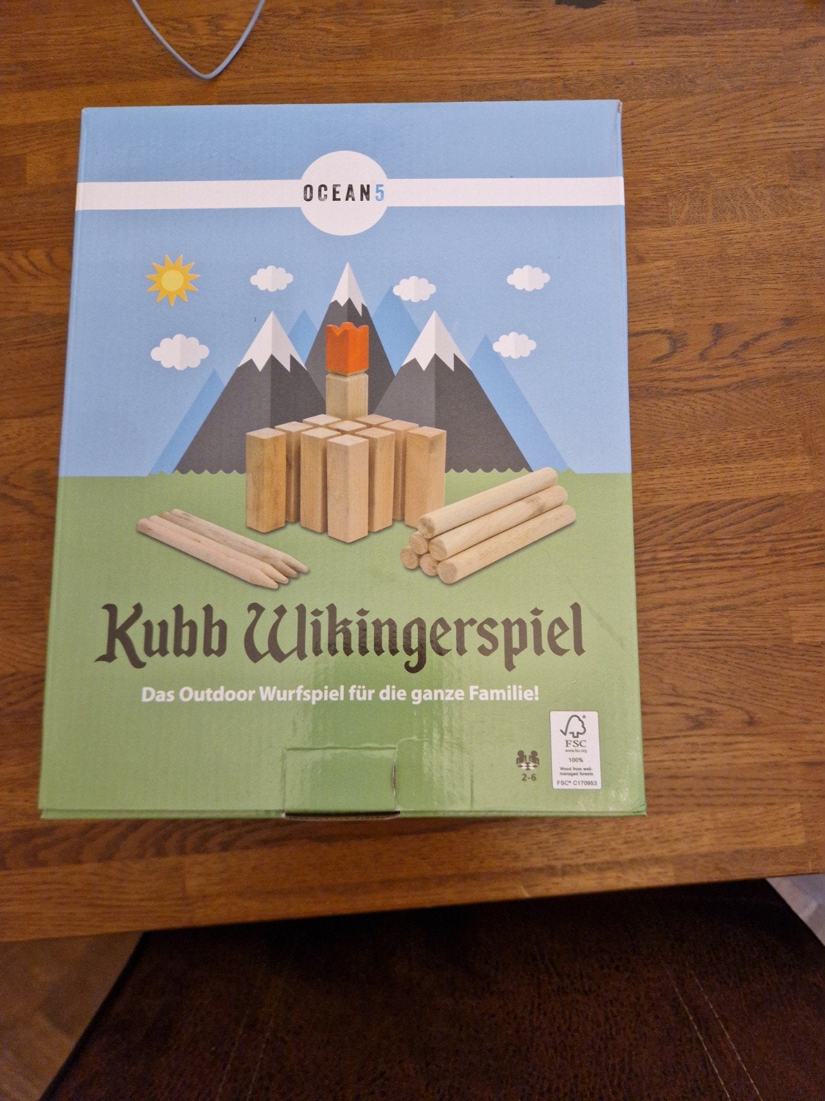 Kubb Wikingerspiel - Outdoor werpspel voor de hele familie, Ophalen, Nieuw
