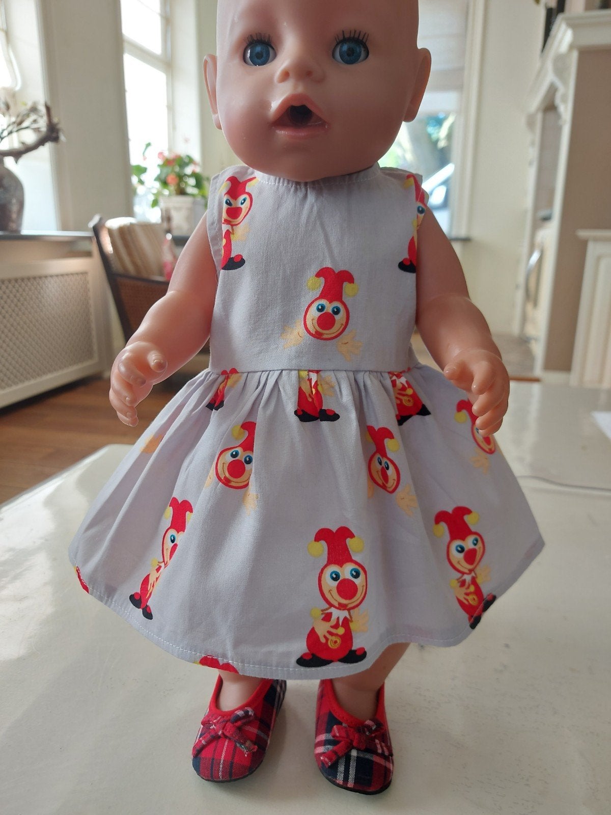 Zomer zwier jurk jokie efteling baby born, Ophalen of Verzenden, Nieuw, Babypop