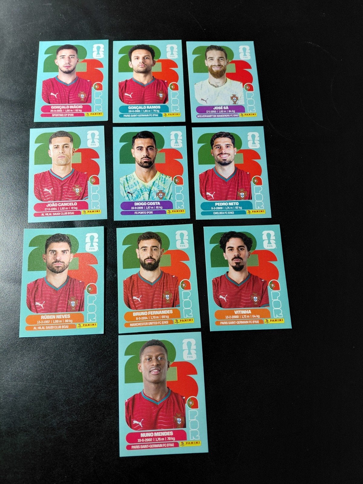 Portugal (panini wk 2026 stickers) vitinha/nuno mendes, Ophalen of Verzenden, Nieuw, Buitenlandse clubs, Poster, Plaatje of Sticker