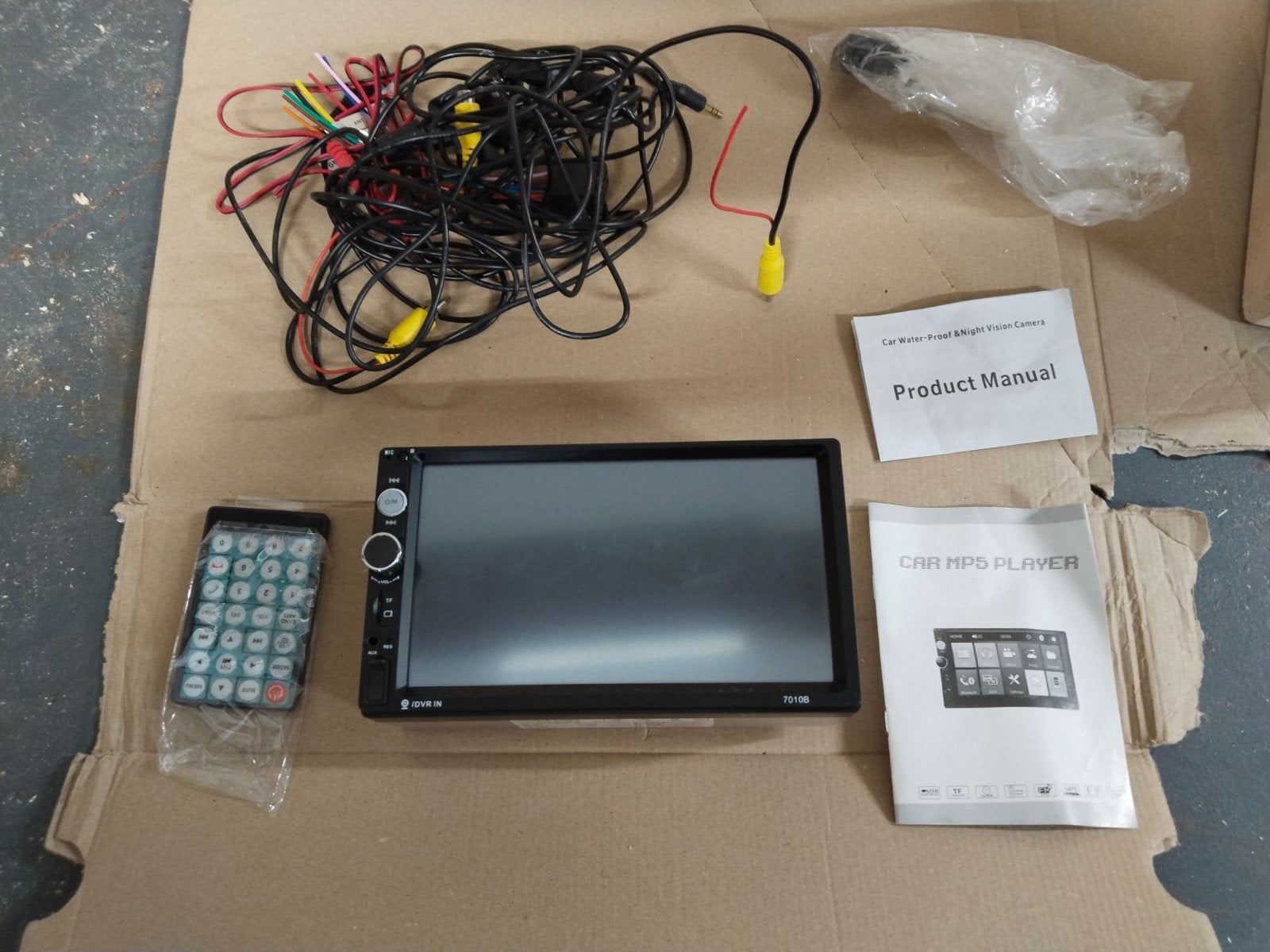 dubbel din mp5 player)radio, Ophalen of Verzenden, Nieuw