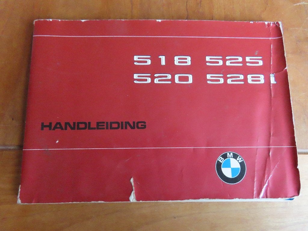 Instructieboek BMW 5-serie E12 1978 BMW 518 520 525 528i, Ophalen of Verzenden