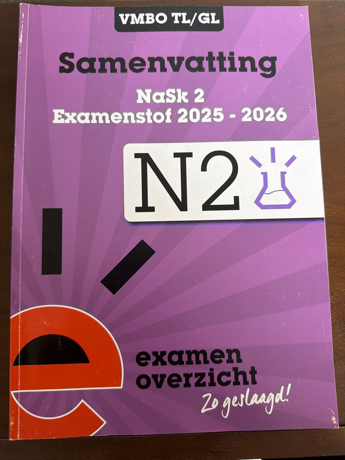 NaSk 2 Scheikunde Samenvatting Examen VMBO TL/GL 2025-2026, Ophalen, Zo goed als nieuw, VMBO, Scheikunde