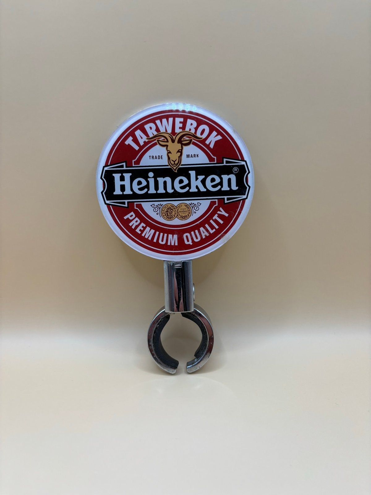 Heineken Tarwebok Tapknop - Zo goed als nieuw, Ophalen of Verzenden, Zo goed als nieuw, Gebruiksvoorwerp