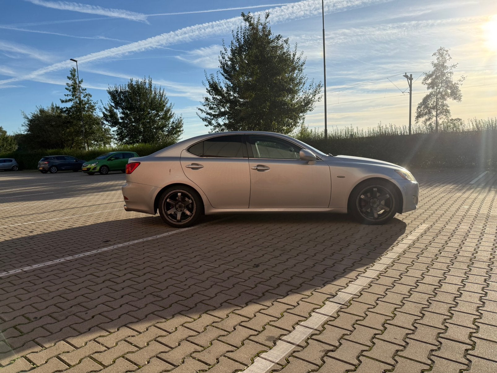 Lexus IS 250 2.5 2006 Grijs, Auto's, 2500 cc, Achterwielaandrijving, Zwart, Alcantara