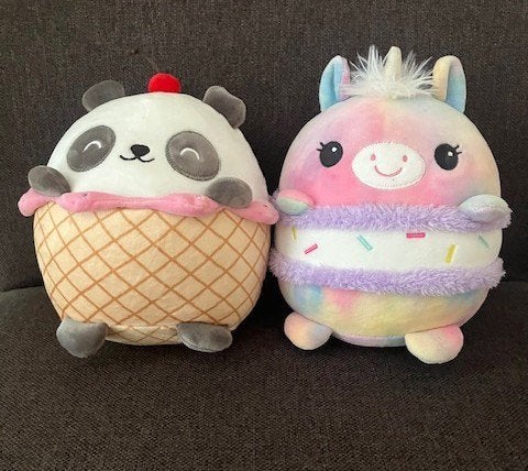 2 Leuke Snuggle Snacks Kawaii knuffels, Kinderen en Baby's, Overige karakters, Overige typen, Ophalen of Verzenden, Middelgroot (20 tot 80 cm)