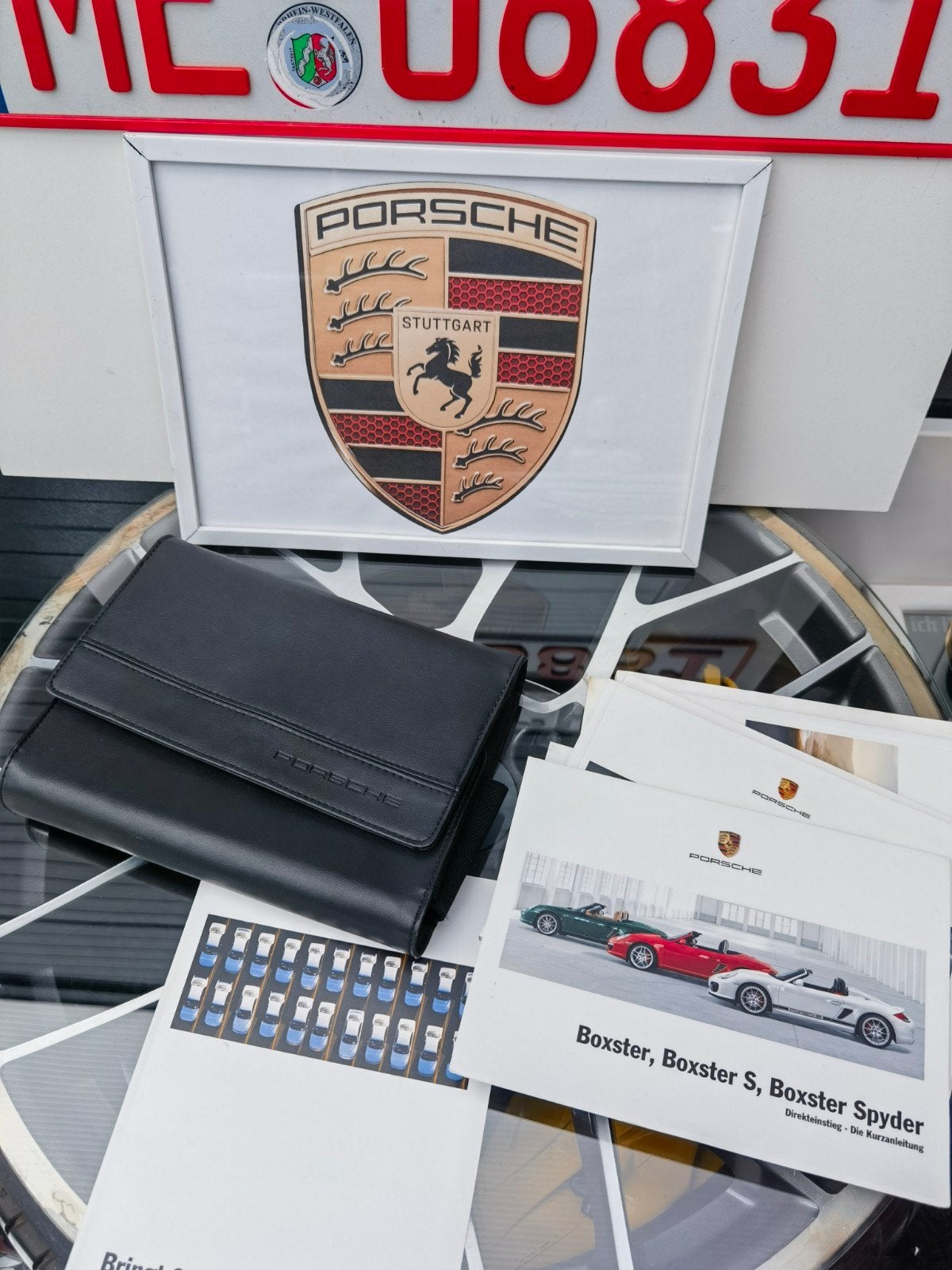 Nieuw porsche documenten houder voor auto papieren, Ophalen of Verzenden, Nieuw