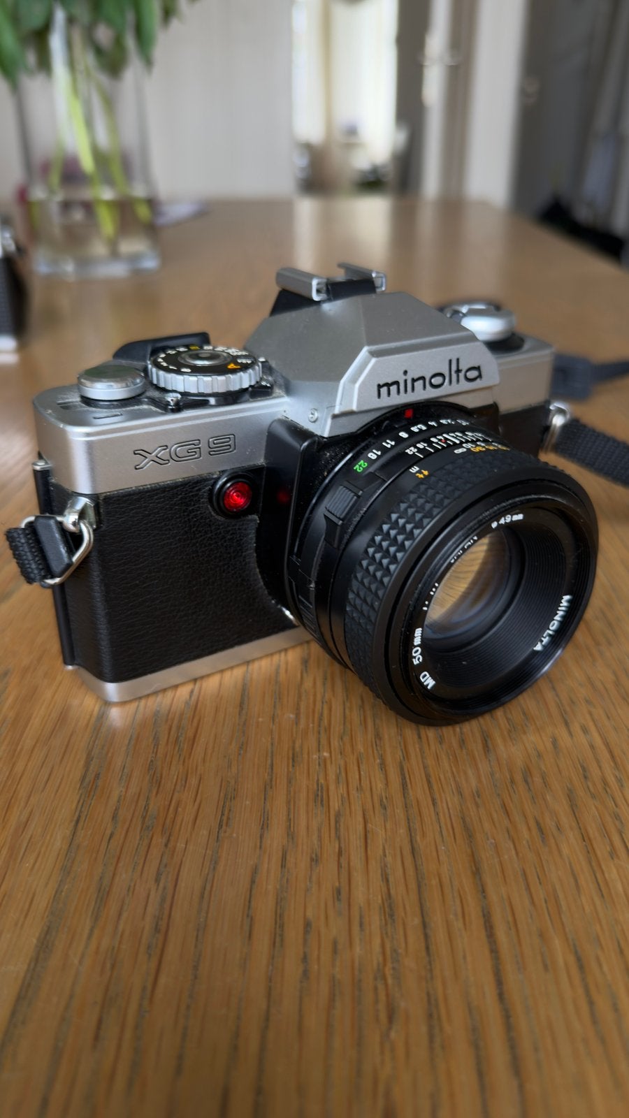 Minolta XG9, Ophalen of Verzenden, Gebruikt, Spiegelreflex, Minolta