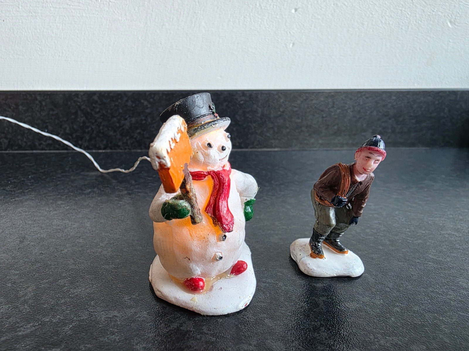 Lemax Frosty's Friendly Greetings verlichte sneeuwpop, Ophalen, Gebruikt