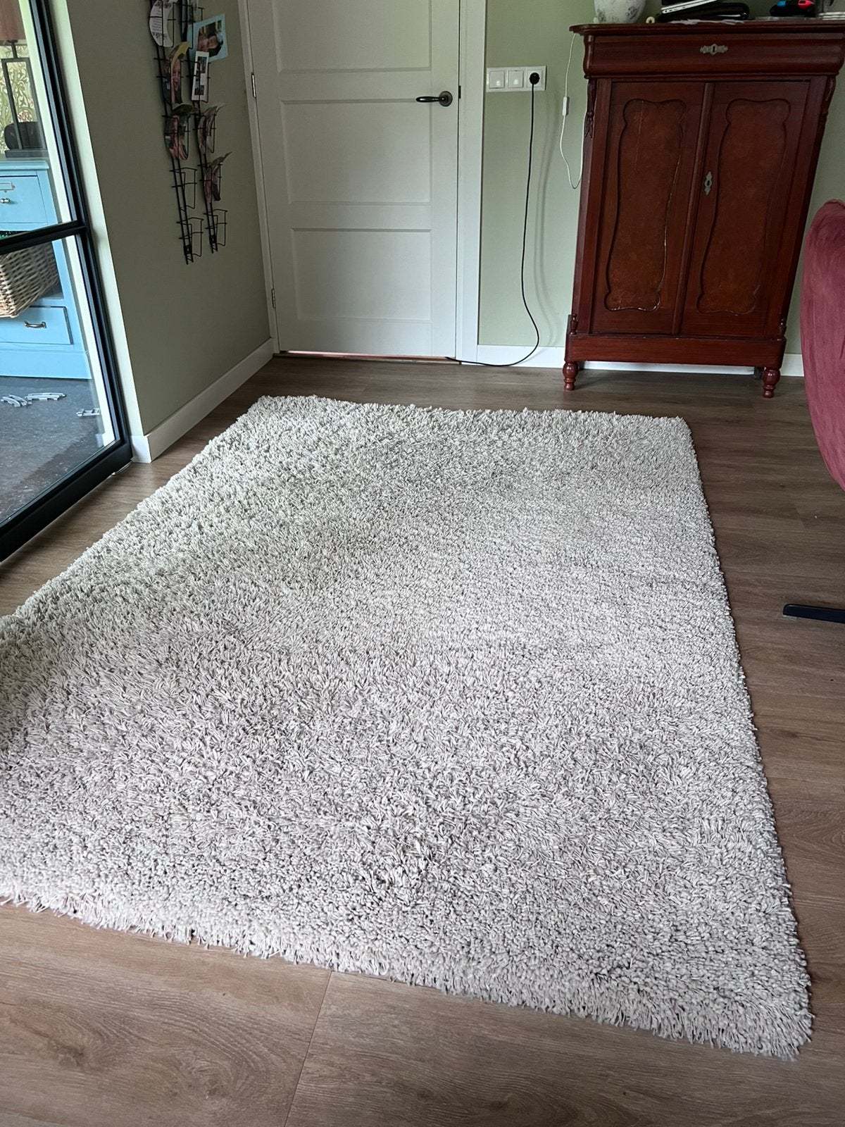 Hoogpolig vloerkleed 160x230 cm, Ophalen, 150 tot 200 cm, 200 cm of meer, Zo goed als nieuw
