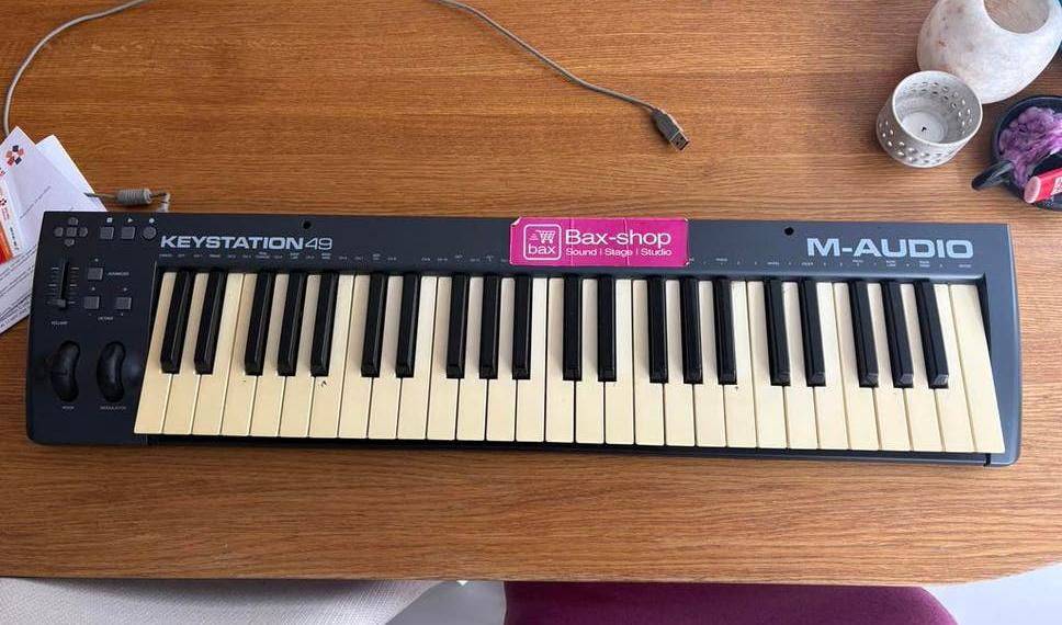 M-Audio Keystation 49 MIDI keyboard, Gebruikt, Midi-aansluiting, Ophalen, 49 toetsen