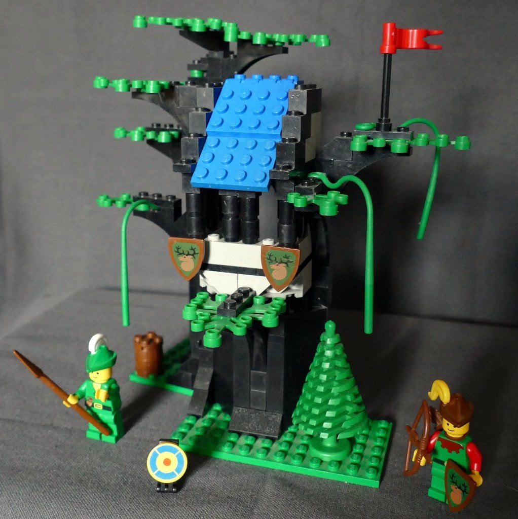 Ridder Lego 6054 Forestman's hideout, Gebruikt, Lego, Ophalen of Verzenden, Inclusief minifiguren